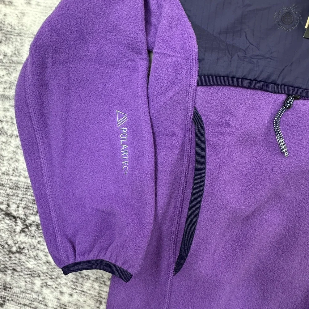 New No Tags Nike ACG Polartec Fleece Kids Small‎ Tunic 1/4 Zip Purple FD2872599